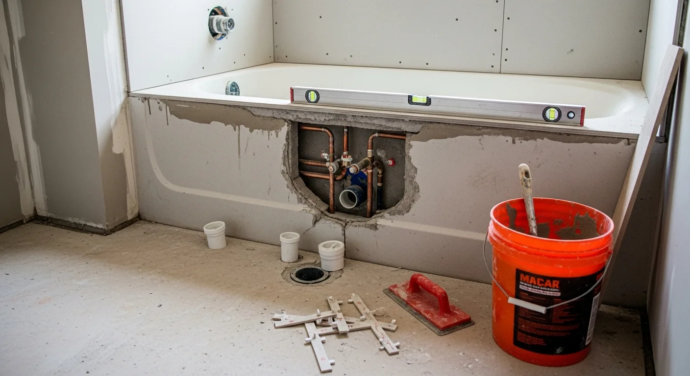 A finished walk-in shower conversion in a St. Augustine home bathroom, showing a low-threshold entry, tiled walls, and a handheld showerhead where a standard bathtub previously stood. The clean, open layout reflects a moisture-resistant design suited to Northeast Florida's coastal climate.